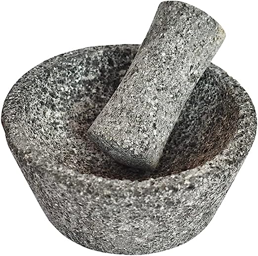 Molcajete Artesanal Piedra Volcánica. No.7, 8, 9 Pulgadas